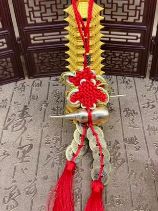 #黄铜五帝钱挂件 #传统文化 #五帝钱 #挂饰挂件 #五帝钱挂件