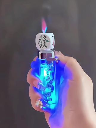 高档创意炫酷骰子指尖旋转把玩发光闪灯防风粉焰点火器送男友推荐#玩具 #礼物推荐 #好物精选 #玩具推荐 #酷炫
