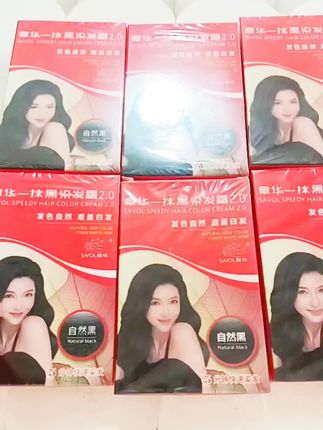 染黑发就选择章华一抹黑,快速染发膏,发色自然!#染发膏推荐 #好物推荐🔥 #好产品一起分享