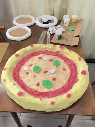 自制披萨模型 #披萨🍕