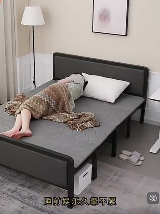 折叠床单人家用简易床神器行军床 宿舍午休小床成人单人床铁床
