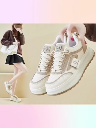 #板鞋推荐 秋季新款百搭女鞋厚底时尚洋气运动休闲鞋ins潮板鞋小白鞋#小白鞋 #休闲鞋 #休闲鞋推荐 #板鞋