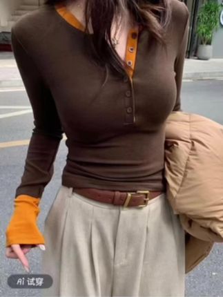 #打底衫搭配 #好身材好气质 #显白穿搭 #内搭外穿都好看 #百搭上衣