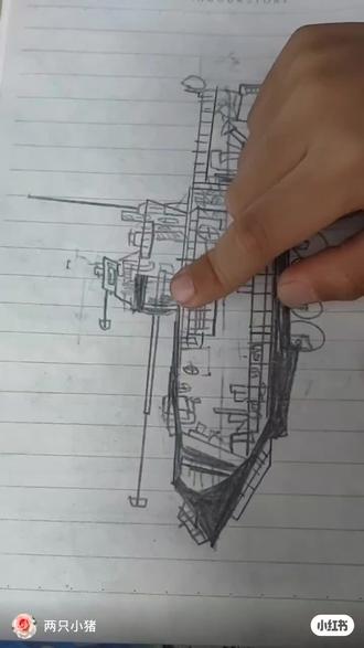 自主设计水陆两栖坦克#模型制作 #手绘 #画画 #设计手绘 #简笔画