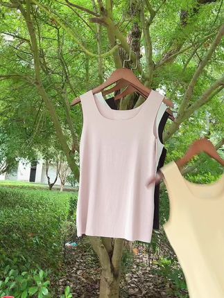 莫代尔吊带背心女薄款无痕弹性大 #吊带背心 #女内搭 #女装穿搭