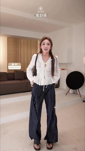 原牛做旧氛围感拉满!软乎乎不卡裆,梨形身材闭眼入,舒服到不想脱!#李予诺衣服 #牛仔裤天花板 #牛仔裤搭配 #休闲裤推荐 #牛仔裤推荐