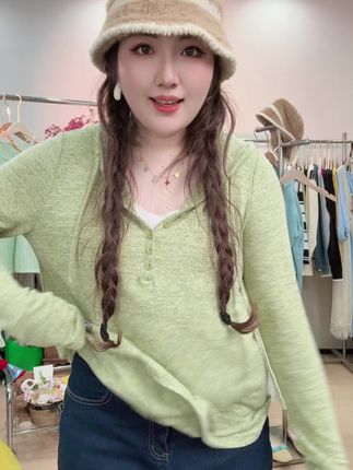 胖女生一样可以穿出纸片人的感觉!#大码女装