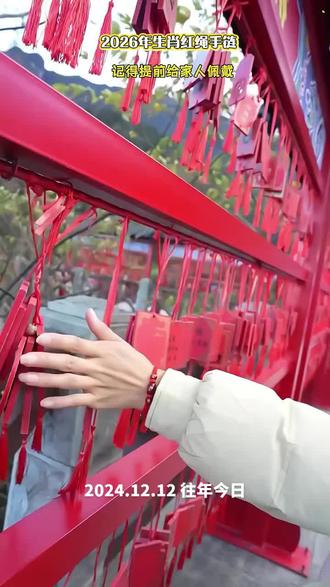 2026一定要提前准备#红绳手链 新的一年里所愿结所词#红绳 #手绳 #生肖手链