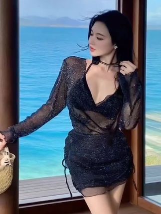 #辣妹穿搭 #泳衣 #度假穿搭 #泳衣