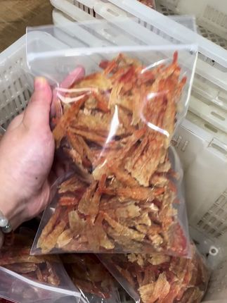 真正的海虾条~ 开袋即食 原汁原味!