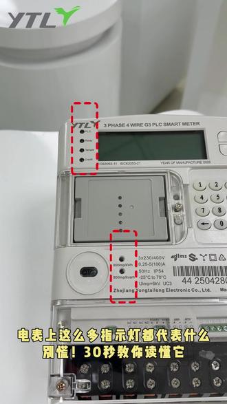 30秒读懂电表上的指示灯 家里电表的指示灯闪个不停都代表什么?别慌!马上读懂它#智能电表 #用电知识 #电表 #永泰隆