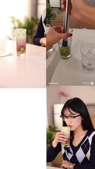 戴上夸克AI眼镜G1,宅家也能复刻奶茶 #AI助手 #第一视角 #智能眼镜 #夸克