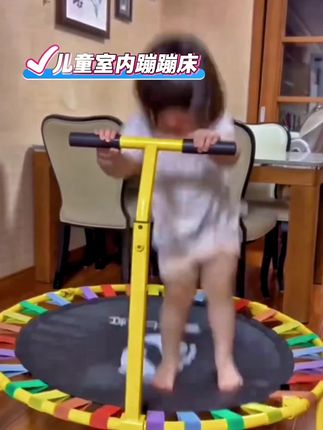 室内也可以玩蹦蹦床了#儿童蹦蹦床#无噪音#稳固#室内蹦蹦床@DOU+小助手