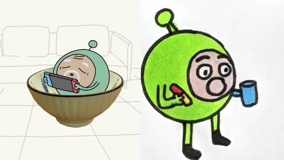 爸爸该吃药了#简笔画#搞笑动画@抖音创作者中心 @抖音小助手 @抖音青少年