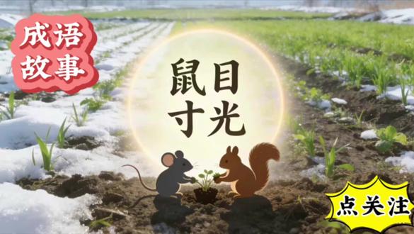 鼠目寸光
出处:出自《庄子·秋水》,原指老鼠目光短浅,后成为成语。
含义:比喻目光短浅,缺乏远见,只看到眼前的利益,看不到长远的危害。#原创动画 #儿童故事 #儿童教育 #上热搜#成语故事 @DOU+小助手