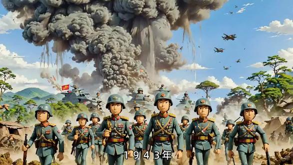 1943年,中国远征军在缅北滇西大反攻(1943–1945)中浴血奋战,山河铭记。⚔️🔥 #历史记忆