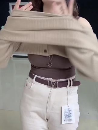#针织开衫 #秋冬穿搭 #大码女装 #时尚妈妈装 #针织毛衣