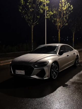 雨夜的银武士根本无法抵抗#奥迪a7l