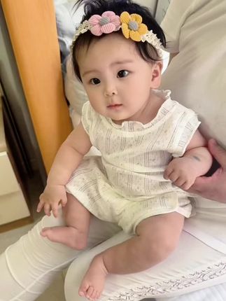 云朵☁️棉的面料 清爽不透 夏天就穿这款 #骗你生女儿 #人类幼崽越养越上头 #人类幼崽成长计划 #生女儿就要这样穿