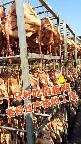 带大家看看天景湖板鸭严格的制作工序~ 从源头把控,多道工序,品质有讲究。#源头实力厂家 #腊味