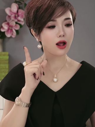 铜合金合成锆石耳饰 时尚优雅珍珠耳钉2025新款高级感气质耳环女#热门 #热门音乐🔥 #热门短剧推荐