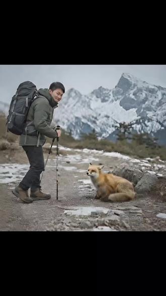 现代版烧鸡救狐狸 你是那只狐狸吗 你是那只野鸡吗 徒步旅行 #救狐狸 #ai故事