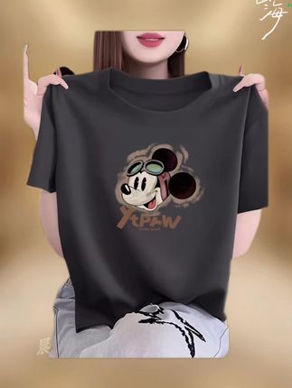 #短袖T恤 #休闲百搭 #面料柔软舒适 #遮肉显瘦 #好穿又好搭