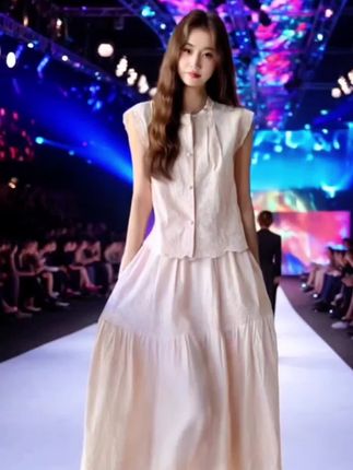 #优雅气质 #谁穿谁好看 #夏日度假穿什么 #暑假出游穿搭 #两件套女装