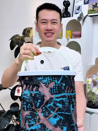 好用#可折叠水桶 #钓鱼桶 #超便宜超划算 #折叠打水桶 #户外钓鱼