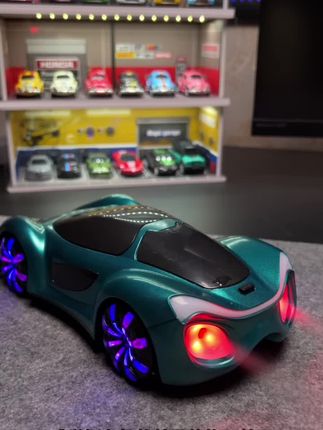 这个带有流光灯的跑车也太酷了#男孩玩具 #玩具车 #新奇特玩具