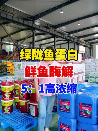 鲜鱼酶解的、5:1高浓缩的鱼蛋白你用过吗?想要节省成本效果好就选绿陇鱼蛋白!! #源头实力厂家 #鱼蛋白#水溶肥#种植小技巧#农业种植