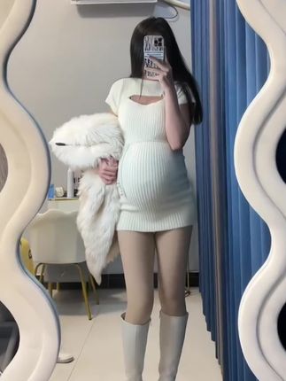 孕妇打底袜秋季外穿小个子光腿神器丝袜秋冬加厚打底裤连裤袜#孕期穿搭 #百搭显瘦#孕妇打底袜