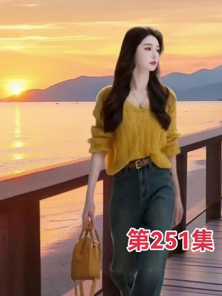 第251集/#韩系穿搭 #针织毛衣#度假穿搭 #出游穿搭 #时髦穿搭