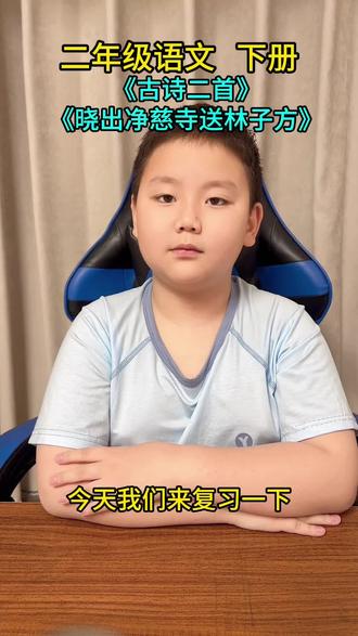 二年级语文下册~《古诗二首》《晓出净慈寺送林子方》重点内容 #学习 #每天学习一点点