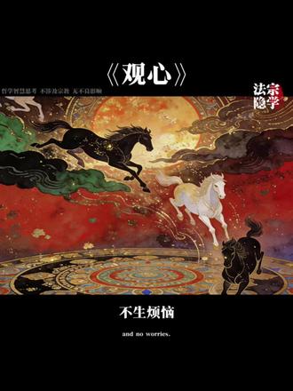 提升智慧只需一招:内观。#认知 #修行 #法宗隐学