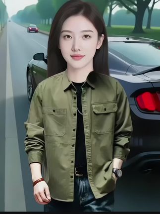 #美式复古工装衬衫外套#美式复古工装衬衫外套推荐#强烈推荐#品质男装#谁穿谁好看
