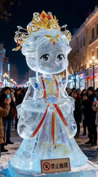 冰雕虾仁动画#大明不妙曲 #剪映