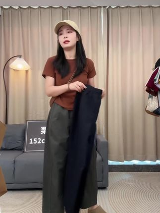 【腿粗必入】韩国东大门梨形显瘦八九分休闲裤2025早秋洋气锥形女裤 #简约穿搭 #慵懒风穿搭 #显瘦搭配 #韩范穿搭