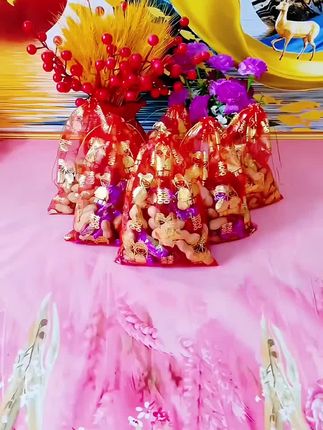 喜糖袋纱袋结婚喜糖婚庆用品大全喜糖袋子创意回礼喜糖包装糖袋#喜糖袋喜庆用品 #婚庆用品 #备婚日常