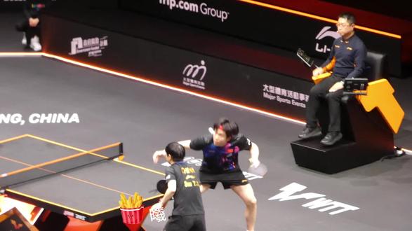 我又来看你们啦,去年今年年年~#王楚钦 #孙颖莎 #5114 #香港总决赛