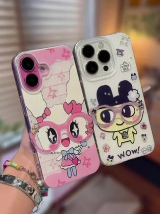 甜心吉立体星星眼镜手机壳也太可爱了吧!#这个手机壳真的长在我心巴上了 #阔爱炸了 #快分享给你的好友 #数码科技 #太好看了