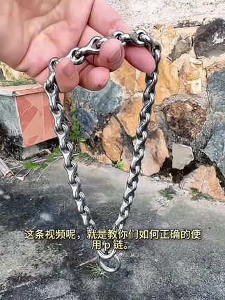 龙骨304不锈钢狗狗项圈P链中型大型犬马犬金毛卡斯罗脖套训犬链子#狗狗p链项圈 #遛狗p链 #不锈钢p链项圈 #大中型犬p链 #遛狗p链