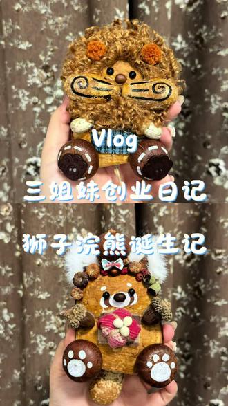 Vlog12-狮子浣熊诞生记🦁🦝#豆荚娃娃 #手作diy #喜豆手作 #动物世界 #vlog十亿流量扶持计划 @DOU+上热门 @DOU+小助手