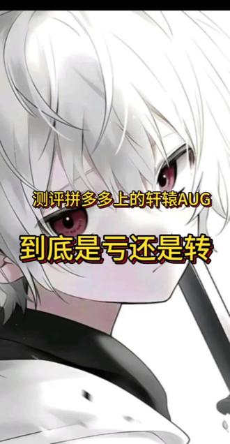 #网上买的轩辕AUG,到底是亏还是赚拒绝废话#科普#冷知识#省流