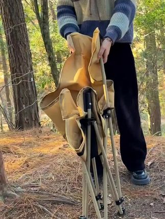 #户外折叠月亮椅#月亮椅#方便又实用#居家好物分享
