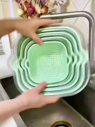 #沥水篮 #双层沥水篮 #洗菜篮