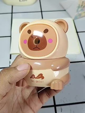 好可爱的卡皮巴拉转笔刀#削笔刀 #转笔刀 #削笔器
