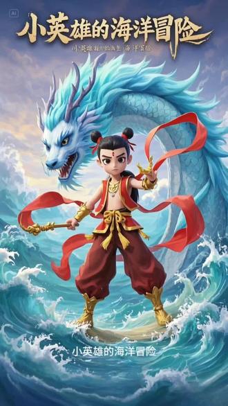 #哪吒 #敖丙 #绘本故事
小英雄的海洋冒险