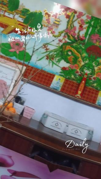 #手工花制作 干树枝加橡皮泥😍今晚主打陪两个宝贝