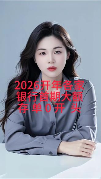 2026开年,各家银行首期大额存单0开头#银行#降息 #利率#贷款 #安阳金融服务燕公子#安阳燕公子企业服务 #滑县贷款 #滑县同城